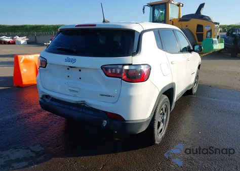 2018 Jeep Compass Sport Fwd z USA, uszkodzony, nr VIN 3C4NJCAB8JT488283